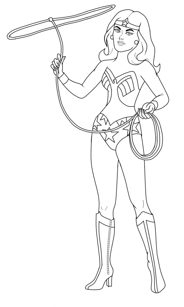 614x1024 Wonder Woman By Battinks Comics Coloring Pages Page General