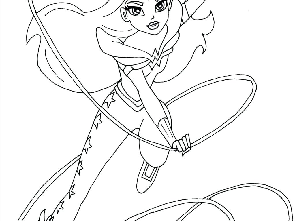1023x768 Wonder Woman Color Pages Images For Wonder Woman Coloring Page