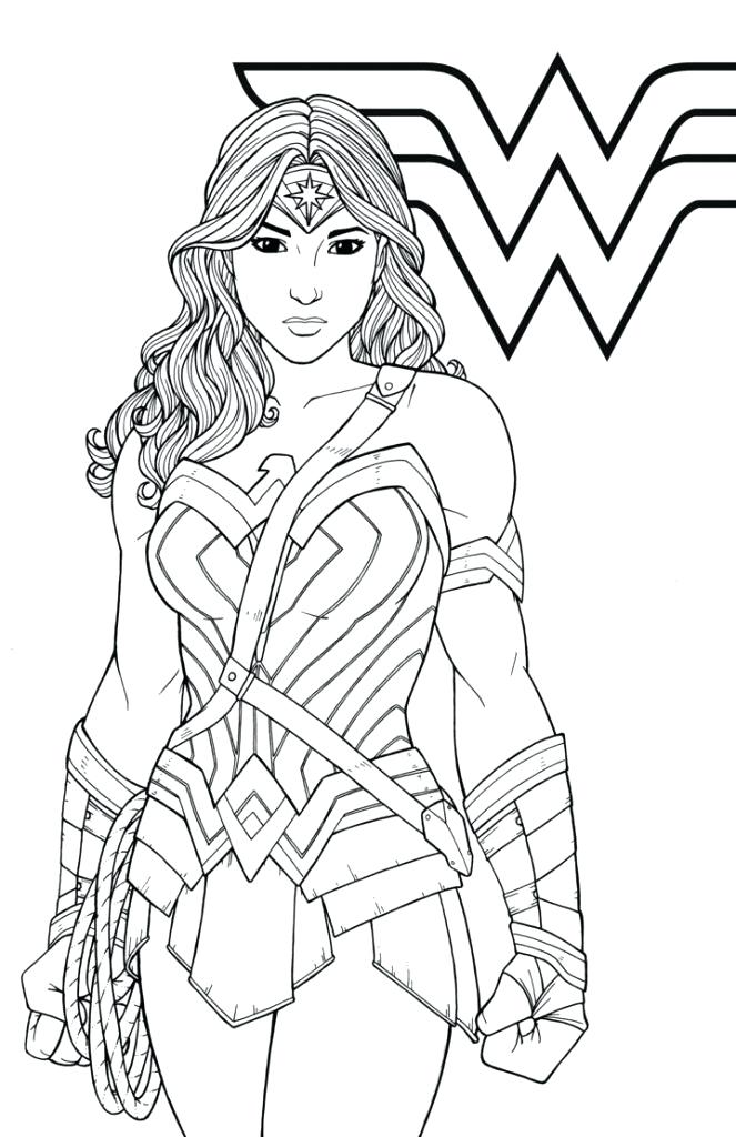 663x1024 Wonder Woman Coloring Pages Best Coloring Pages For Kids Free