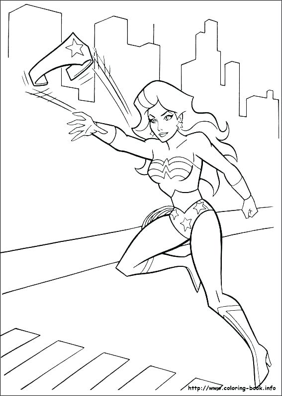 567x794 Wonderwoman Coloring Pages Wonder Woman Coloring Pages Free Wonder