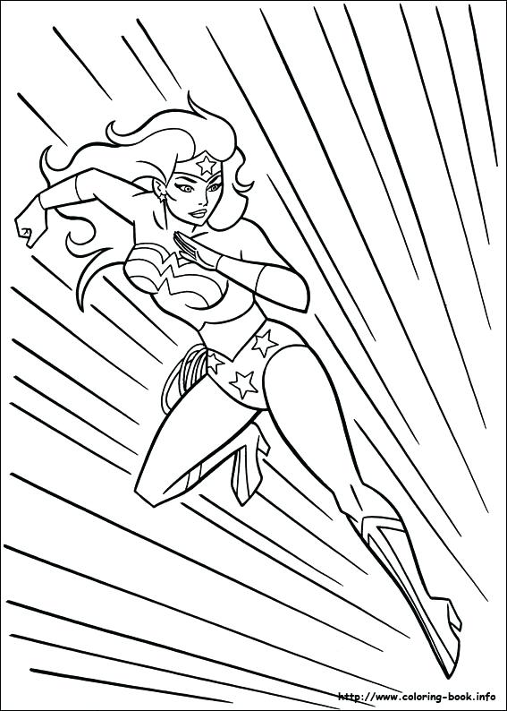 Wonder Woman Logo Coloring Pages