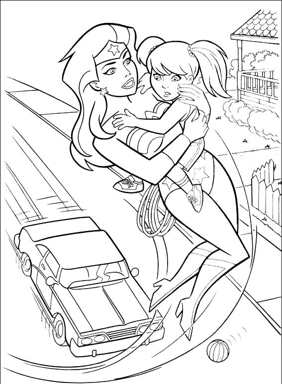 567x773 Wonderwoman Coloring Pages Wonder Woman Coloring Pages Prince