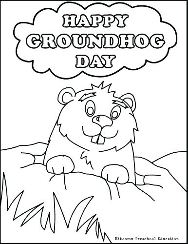 386x500 Groundhog Coloring Pages Sleeping Groundhog Coloring Pages