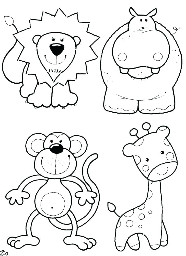 728x1001 Woodland Animals Coloring Pages Coloring Pages For Kids Spring