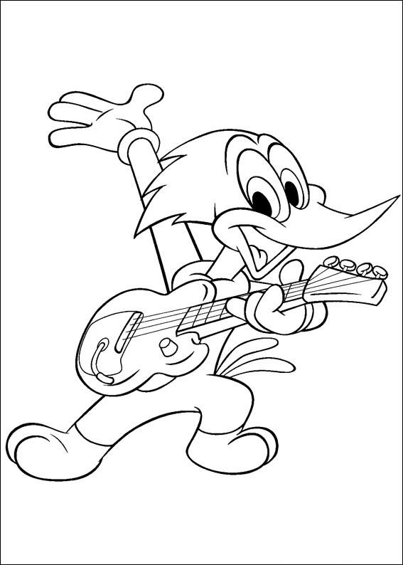 567x794 Woody Woodpecker Coloring Page 12
