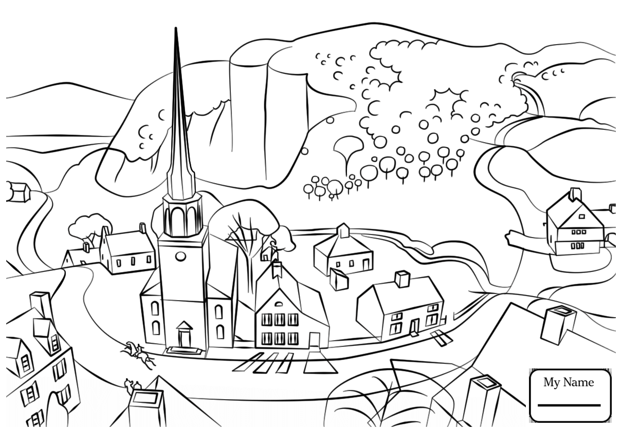 1210x840 Mesmerizing Gothic Coloring Pages For Kids Grant Wood American By