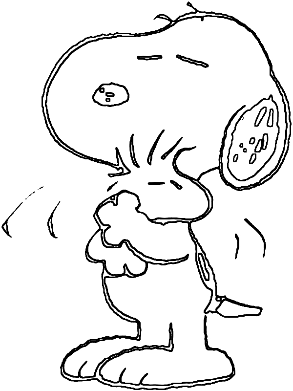 600x800 Woodstock Coloring Page Free Download