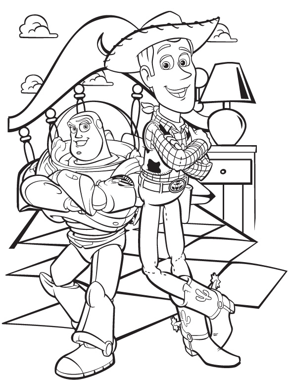 586x767 Toy Story Coloring Pages 360coloringpages