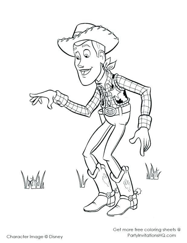 618x800 Woody Buzz Colouring Pages Free Printable Coloring Toy Story 3