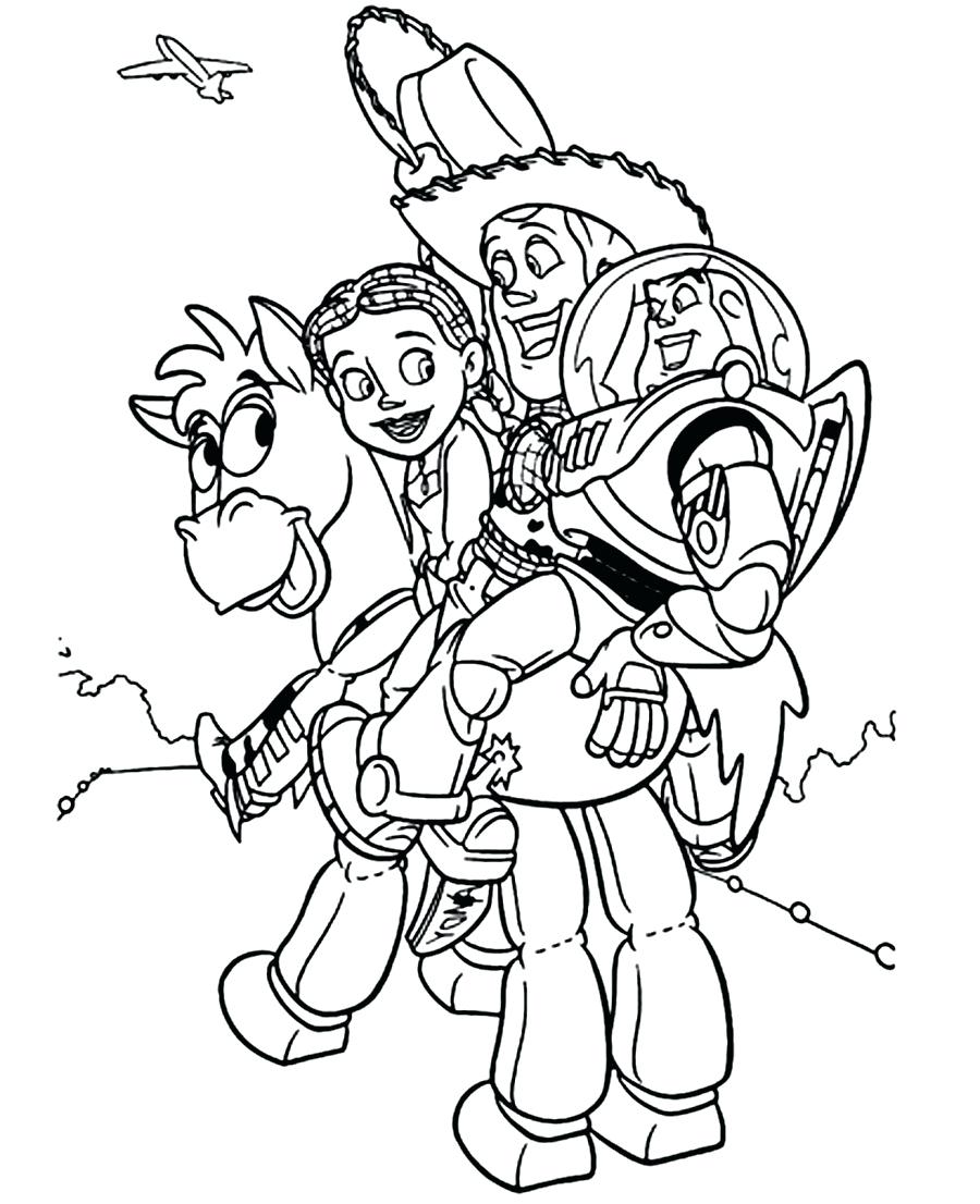 900x1106 Coloring Pages ~ Woody Coloring Pages Toy Story Sheets Buzz