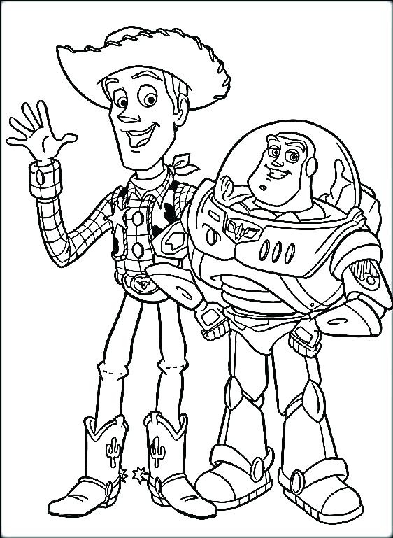 562x769 Coloring Pages Of Toy Story Coloring Pages Toy Story Toy Story