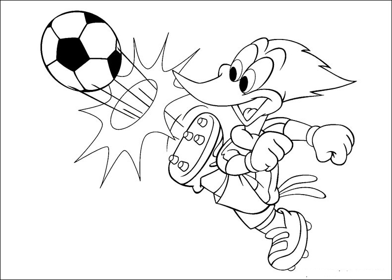 794x567 Woody Woodpecker Cartoon Coloring Pages