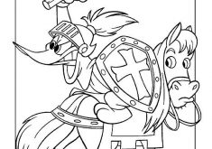 235x165 Woody Woodpecker Coloring Page 12