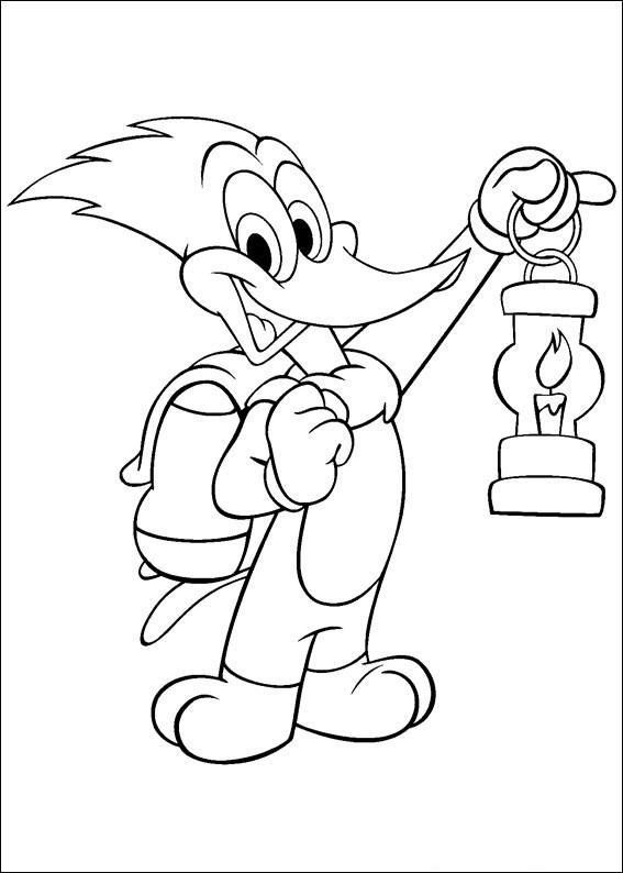 567x794 Woody Woodpecker Coloring Page 8