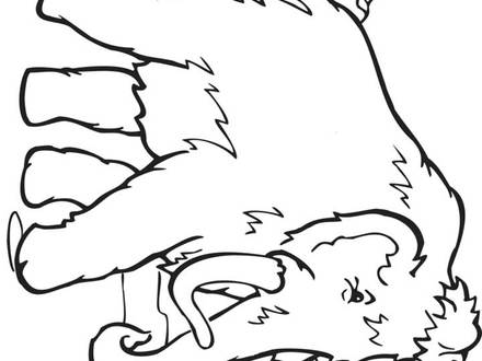 Woolly Mammoth Coloring Pages
