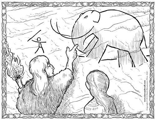 500x386 Woolly Mammoth Coloring Pages Museum Museo Vocabulary