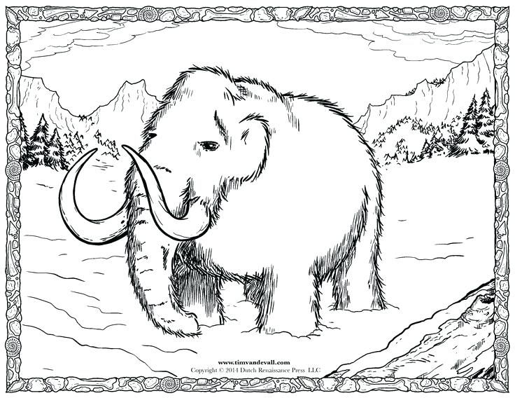 736x568 Wooly Mammoth Coloring Page Woolly Mammoth Coloring Page Wooly