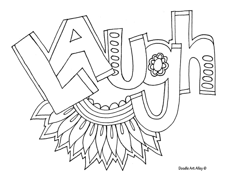736x569 Coloring Pages With Words Laugh Adult Coloring Pages Coloring