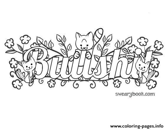 570x440 Incredible Decoration Swear Word Coloring Pages Word Coloring