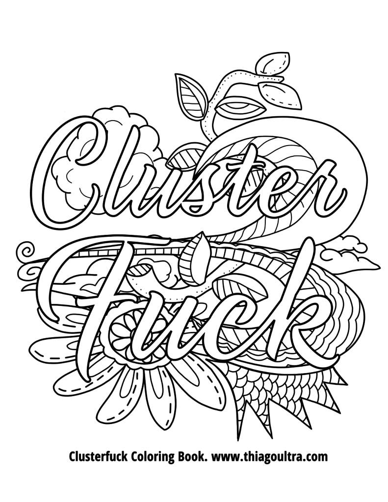 791x1024 20 Swear Word Coloring Pages Printable Free Printable Free