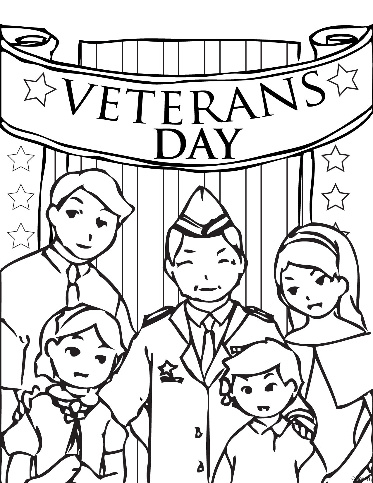 1275x1650 Family Day Coloring Pages
