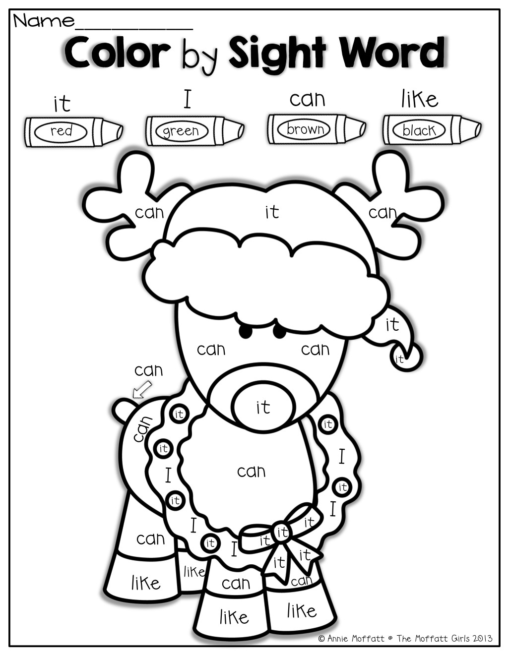1024x1325 17 New Sight Word Coloring Pages Printable