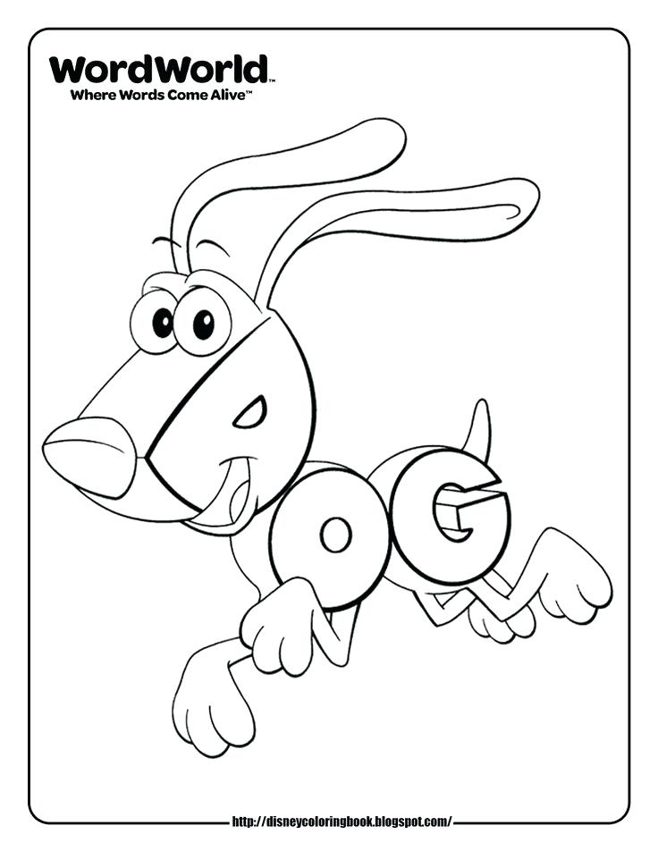 736x952 Word World Dog Coloring Pages Best Images On Birthday Party Ideas