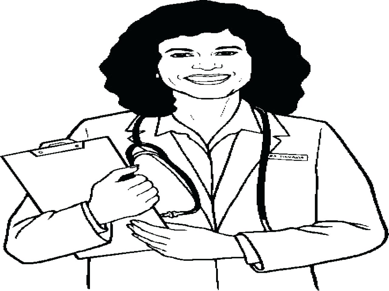 1280x960 Nurse Coloring Pages Print N For Page Free Draw To Color