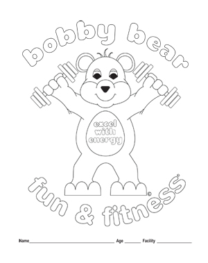 Workout Coloring Pages