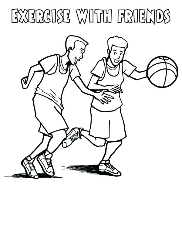 600x777 Elegant Exercise Coloring Pages Printable Fee Fitness Homely Ideas