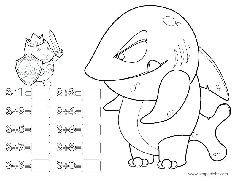 792x612 Subtraction Coloring Pages Color By Number Adding Addition