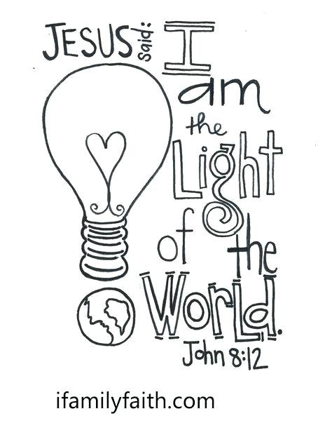 474x613 Coloring Pages. Jesus Is The Light Of The World Coloring Page