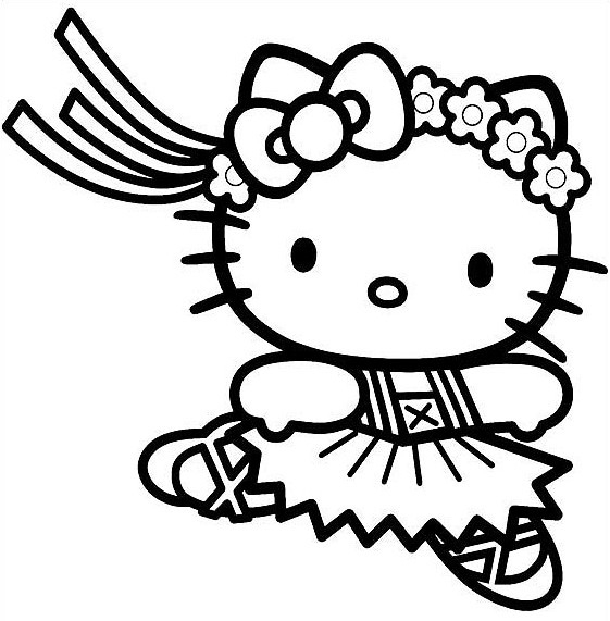 561x571 Free Printable Hello Kitty Coloring Pages Printable Hello Kitty
