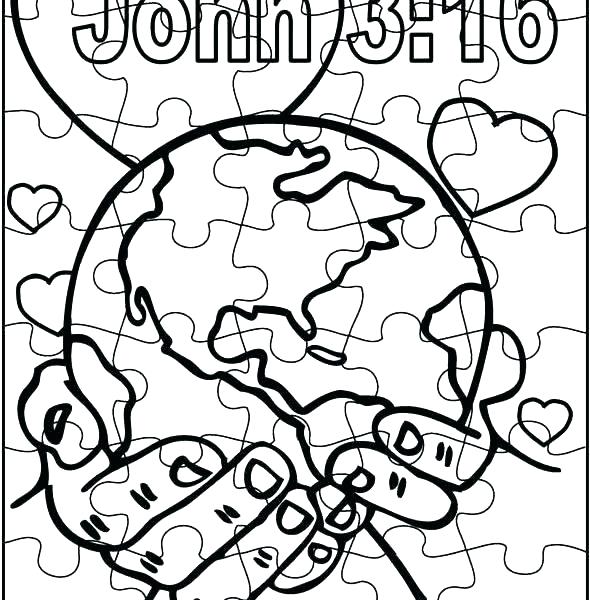 World Coloring Pages Printable