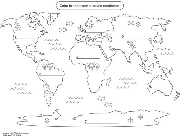 World Geography Coloring Pages
