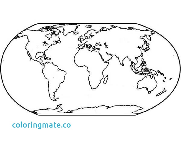 600x473 World Map Coloring Page Inspirational World Geography Coloring