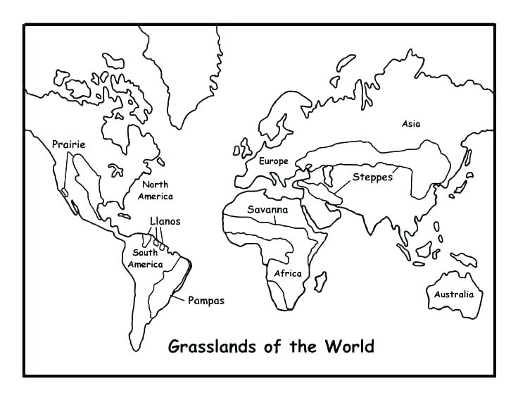 736x568 Colouring Map Of The World Geography Coloring Pages World Map