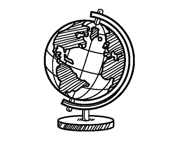 600x470 Globe Coloring Page Globe Coloring Page Printable World Globe