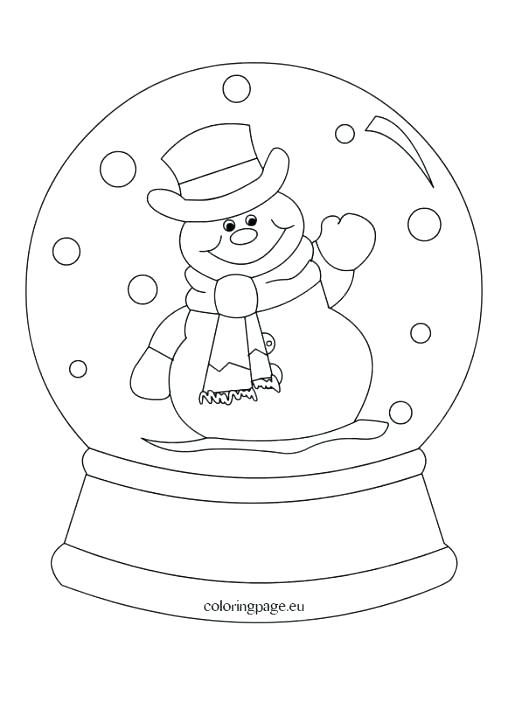508x702 Globe Coloring Page