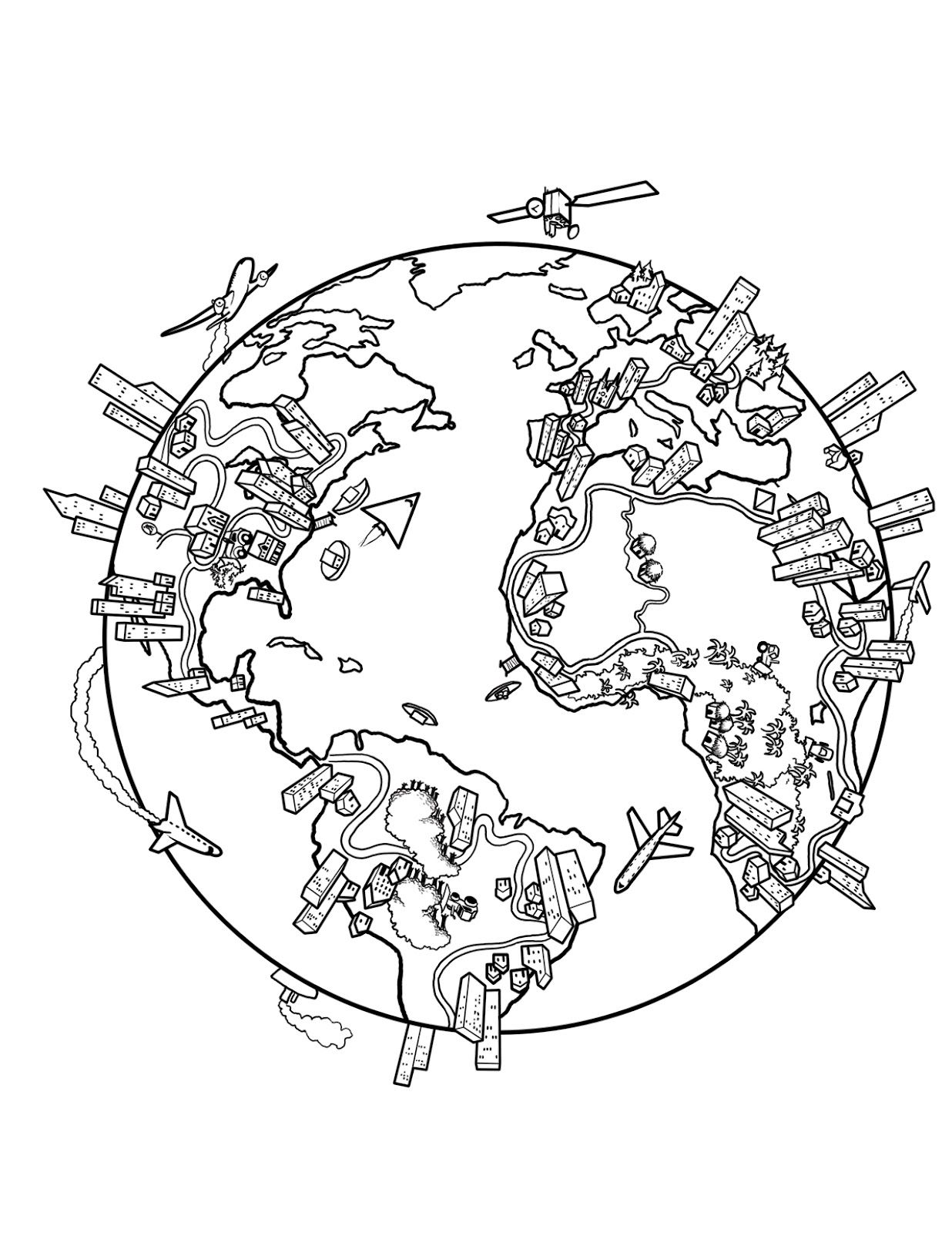 1236x1600 World Map Coloring Page This Is A Drawing I Did A While Back