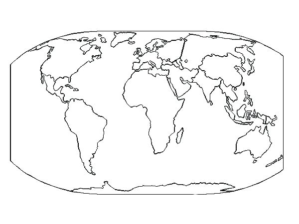 600x450 Coloring Page World Map Coloring Pages World Map Kids Printable