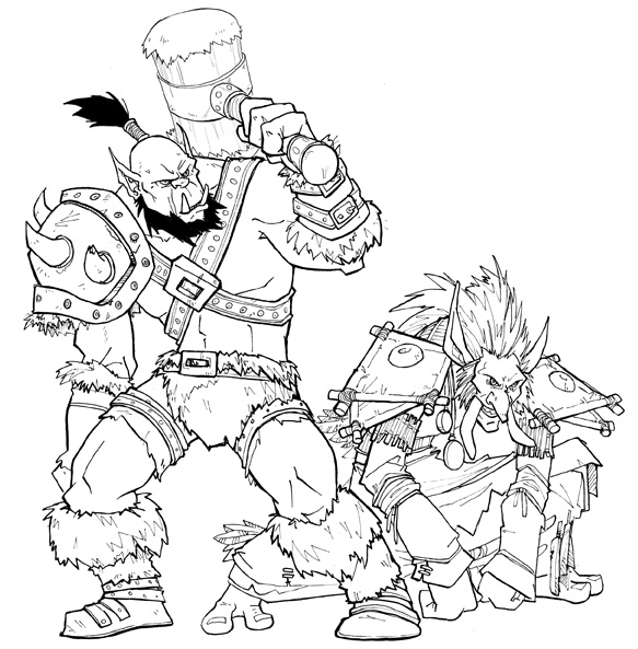 583x593 Warcraft Horde By Chrissydelk On Poster Ideas