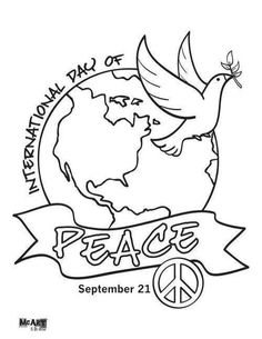 236x305 International Peace Day Coloring Page Peace