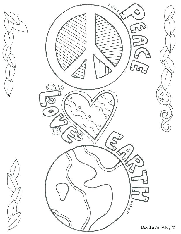 618x800 Coloring Pages Of Peace Signs Peace Coloring Pages Peace Sign
