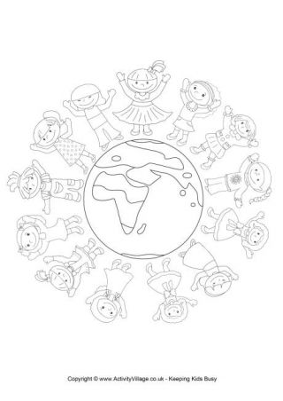 320x452 World Thinking Day Colouring Page 2 Guides Girl