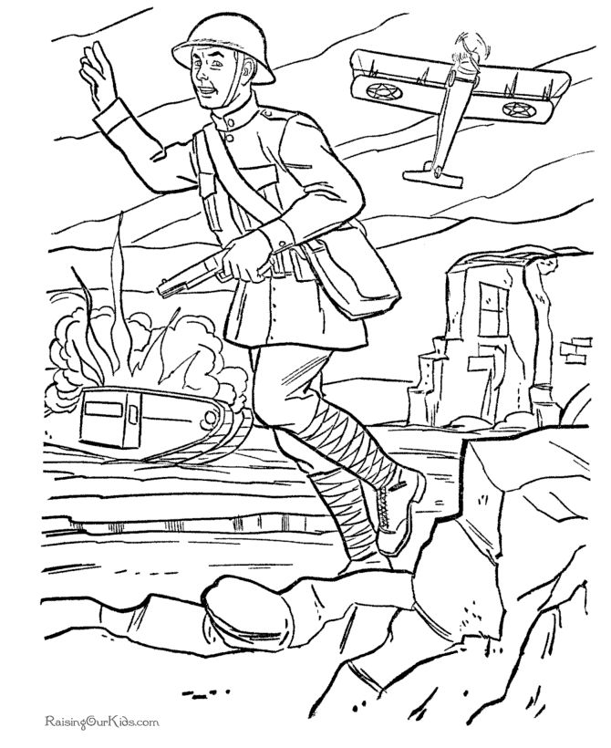 World War 1 Coloring Pages