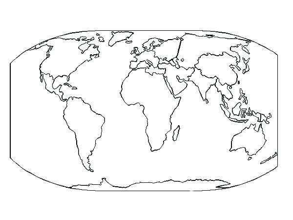 600x450 World War 1 Coloring Pages Map Of The World Coloring Page Coloring