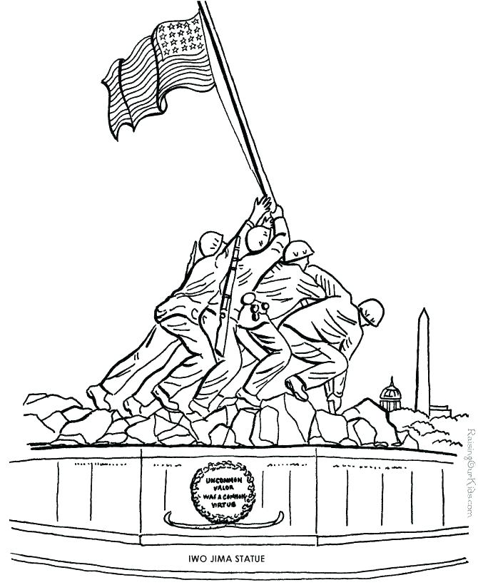 670x820 Ww2 Coloring Pages