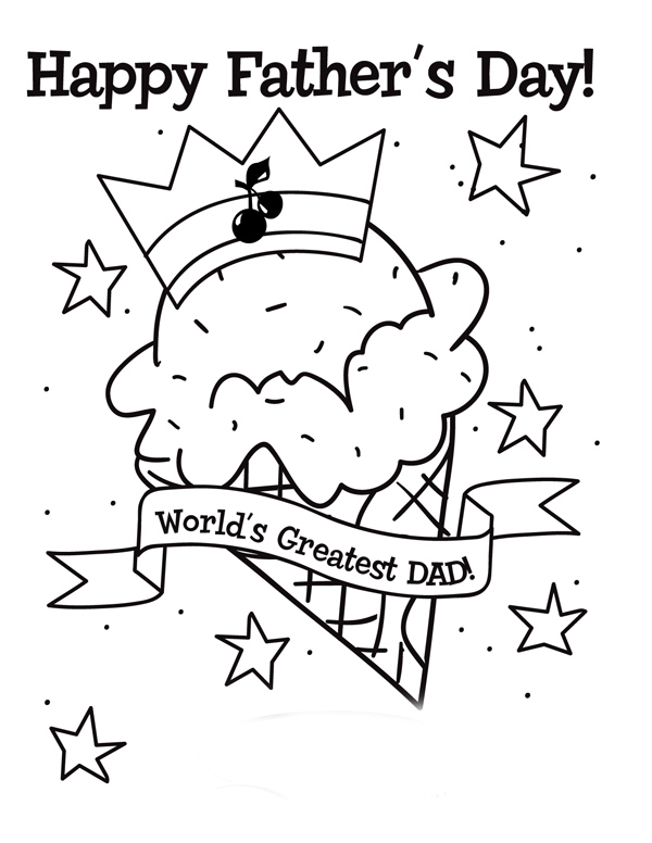 600x776 Fathers Day Coloring Pages