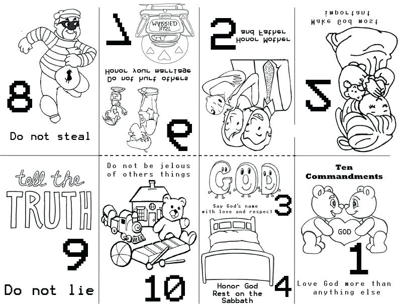 792x612 The Sabbath Is A Day Of Worship Coloring Page Commandments Pages 5